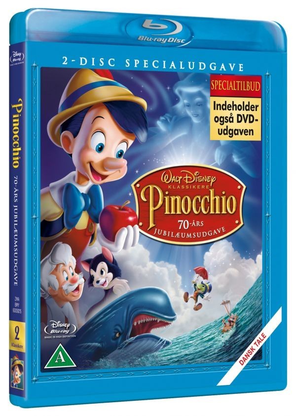 Køb Pinocchio [2-disc Blu-ray inkl. 1-disc DVD-udgave]